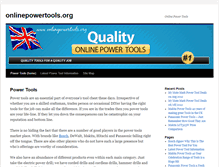 Tablet Screenshot of onlinepowertools.org